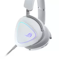 zaidimu ausines - ASUS ROG Delta II Baltos (White) - 8 nuotrauka