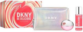 Donna Karan DKNY Be Delicious Fresh Blossom rinkinys: EDP 100 ml + kūno dulksna 125 ml + kosmetinė