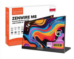 Zenwire M8 14", IPS, Full HD, nešiojamas monitorius