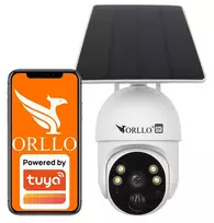 4g kamera su saules - ORLLO TZ1 PRO 4G LTE Belaidė pasukama IP kamera su saulės kolektoriumi (Balta/White) - 2 nuotrauka