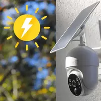 4g kamera su saules - ORLLO TZ1 PRO 4G LTE Belaidė pasukama IP kamera su saulės kolektoriumi (Balta/White) - 4 nuotrauka