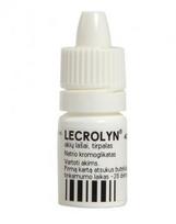 akiu lasai - LECROLYN, 40mg/ml, 5 ml, akių lašai, tirpalas, N1 - 2 nuotrauka
