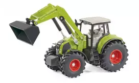 traktoriu modeliukai - Siku Tractor With Frontloader & Tipping Trailer 1949 - 5 nuotrauka