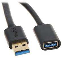 usb 3.0 to usb 3.0 cable - Unitek USB Male To USB Female 0.5m Black - 2 nuotrauka