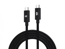 5a usb c laidas - Conceptronic ETTA04B12 USB-C to USB-C kabelis 1,2 m Juodas (Black) - 4 nuotrauka