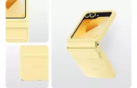 samsung galaxy z flip6 - Samsung Flap ECO-Leather Case EF-VF741PME Flip6 (Mint) - 2 nuotrauka