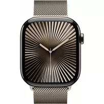 apple watch series 10 - Apple Watch Series 10 GPS + Cellular 46mm Natural Titanium Case with Natural Milanese Loop - M/L - 3 nuotrauka
