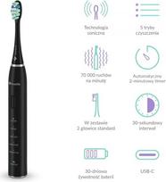ultragarsinis dantu sepetelis - TrueLife SonicBrush Clean30 Juodas (Black) - 6 nuotrauka