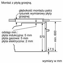 imontuojama orkaite pirolize - Bosch HQG572EB3 - 5 nuotrauka
