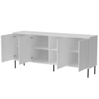 komodos 200 - Komoda Cama Meble Abi 301260, balta, 45 cm x 200 cm x 88 cm - 4 nuotrauka