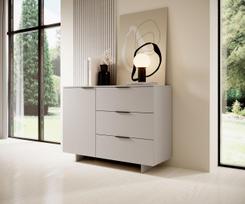 120 cm komoda - Komoda Cama Alma KOM1D3S, smėlio, 120 cm x 41.5 cm x 90 cm - 3 nuotrauka