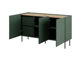 komoda 150 - Komoda Cama Meble 3D2SZ ONDA 150, žalia (Green) - 4 nuotrauka
