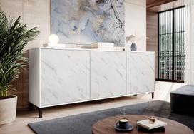 komodos 200 - Komoda Cama Meble Marmo, balta, 200 cm x 45 cm x 80.5 cm - 3 nuotrauka