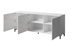 komodos 200 - Komoda Cama Meble Marmo, balta, 200 cm x 45 cm x 80.5 cm - 4 nuotrauka