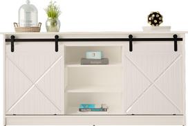 blizgi komoda - Komoda Cama Meble Granero 160x80x35, balta/blizgi balta (White/Gloss White) - 6 nuotrauka