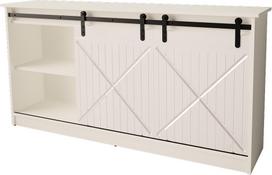 blizgi komoda - Komoda Cama Meble Granero 160x80x35, balta/blizgi balta (White/Gloss White) - 7 nuotrauka