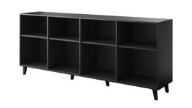 komodos 200 - Komoda Cama Meble Etna, ąžuolo/juoda, 200 cm x 42 cm x 82 cm - 3 nuotrauka