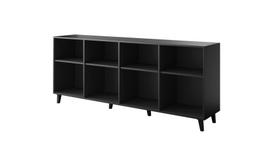 komodos 200 - Komoda Cama Meble Faro, ąžuolo/juoda, 200 cm x 42 cm x 82 cm - 3 nuotrauka