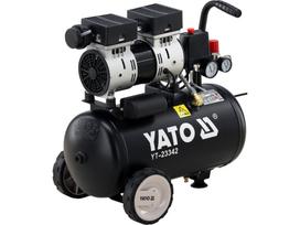 mini kompresorius - Yato YT-23342 kompresorius 24L 1AG 140l/min be alyvos - 9 nuotrauka