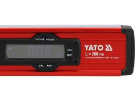 skaitmeninis gulsciukas - Gulsčiukas Yato YT-30396, 268 mm - 4 nuotrauka