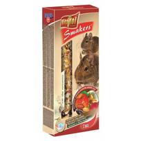 grauziku degu - VITAPOL Smakers  degu su vaisiais, riešutais ir rožių žiedlapiais 2vnt. - 2 nuotrauka