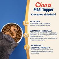 churu cat skanestas tuna - INABA Churu Meal Topper Tuna with Scallop skanėstas katėms, 4x14 g - 3 nuotrauka