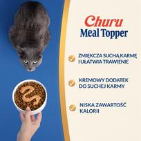 churu cat skanestas tuna - INABA Churu Meal Topper Tuna with Scallop skanėstas katėms, 4x14 g - 5 nuotrauka