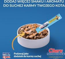 churu cat skanestas tuna - INABA Churu Meal Topper Tuna with Scallop skanėstas katėms, 4x14 g - 6 nuotrauka