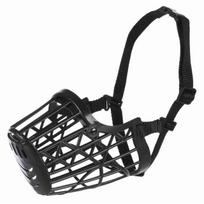 antsnukiai sunims - Trixie antsnukis plastikinis TX-17603, M, juodas (Black) - 2 nuotrauka