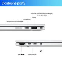 intel core ultra 7 32gb - HP EliteBook X Flip G1i, Intel Core Ultra 7 268V, 32 GB, 1 TB, 14", WUXGA, Sidabrinis (Silver) - 2 nuotrauka