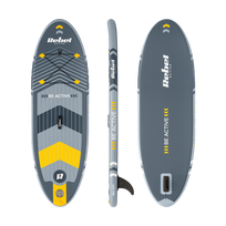 sup irklente - REBEL ACTIVE Pripučiama SUP lenta 244x76x10, komplektas - 10 nuotrauka