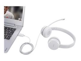 lenovo ausines - Lenovo USB Headset 110 Stereo Grey (Pilka) - 3 nuotrauka