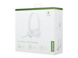 lenovo ausines - Lenovo USB Headset 110 Stereo Grey (Pilka) - 5 nuotrauka