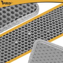eva kilimeliai - Purlov Kraiko dėžės kilimėlis 75x55 cm Pilka (Grey) - 4 nuotrauka