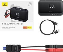 power bank - Baseus Super Energy Car Jump Starter, 600 A (juodas) - 2 nuotrauka
