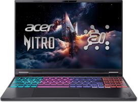 Acer Nitro 16 AI AN16-61, Ryzen AI 9 365, 32 GB, 1 TB, 16", RTX 5060, Juodas (Black)