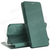 telefono deklai atverciami samsung - Fusion Accessories "Book Elegance Samsung Galaxy A17 4G/5G" Dark Green (Tamsiai žalias) - 1 nuotrauka