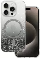 Tel Protect Moonlite MagSafe dėklas, skirtas Samsung Galaxy S24 Ultra, Juodas permatomas (Black Clear)