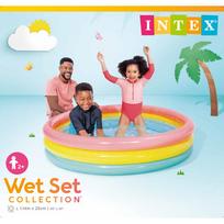 pripuciama vonia - Pripučiamas baseinas Intex Sunset Glow, 114x25 cm - 5 nuotrauka