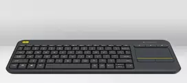 Logitech Wireless Touch K400 Plus Juoda (Black)