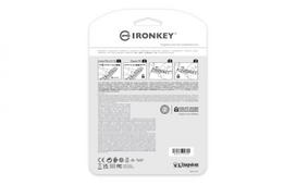 usb flash drive 3.2 - Kingston IronKey Keypad 200 64GB Mėlyna (Blue) - 3 nuotrauka