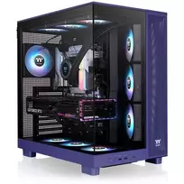view 380 tg - Thermaltake CA-11E-00MNWN-00 kompiuterio korpusas „Midi Tower“ Mėlyna - 9 nuotrauka