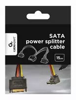 sata cable - Gembird Cable SATA to SATA x2 0.15m - 2 nuotrauka
