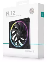 120mm fan - DeepCool FL12 Ventiliatorius 120 mm Juodas (Black) - 2 nuotrauka