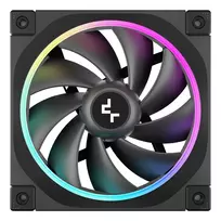 120mm fan - DeepCool FL12 Ventiliatorius 120 mm Juodas (Black) - 6 nuotrauka