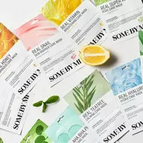 lakstines veido kaukes - SOMEBYMI Real Teatree Calming Care Mask - 3 nuotrauka