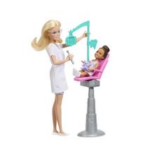 leles - Lėlių rinkinys Mattel Barbie You Can Be Anything Dentist JCR74, 29 cm - 3 nuotrauka