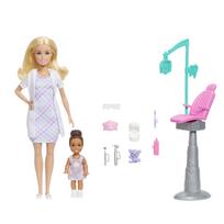 leles - Lėlių rinkinys Mattel Barbie You Can Be Anything Dentist JCR74, 29 cm - 6 nuotrauka