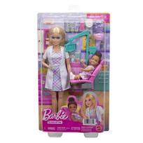leles - Lėlių rinkinys Mattel Barbie You Can Be Anything Dentist JCR74, 29 cm - 7 nuotrauka