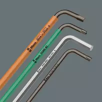 sesiakampis raktas 6 mm senukai - Wera 950 PKL/9 BM N Šešiakampių raktų rinkinys 9 vnt. - 3 nuotrauka